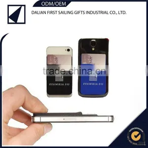 Tradeshow Giveaways Customized Design Silicone Card Holder Adhesive thumbnail-5