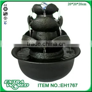 Interior Design Three Tier Cascading Tabletop Fountain thumbnail-5