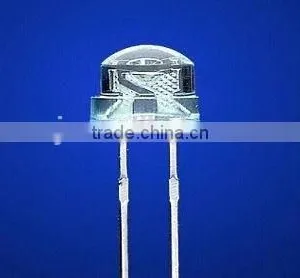 High Brightness 5mm Straw Hat LED White Color thumbnail-1