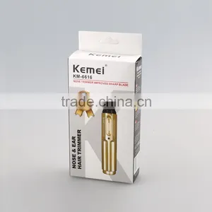 Kemei6616 Modern Design Professional Nose & Ear Trimmer Electric Rechargeable Nose Trimmer for Men and Women thumbnail-5