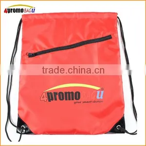 Colorful Custom Logo Fabric Drawstring Bag thumbnail-1