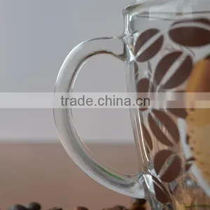Glass Mug for Coffee Drinking Glass Mug for Christamas thumbnail-3