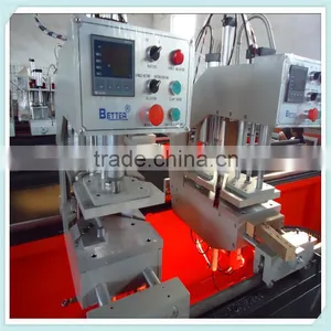 High Quality CE Certificate UPVC Window DOUBLE Work Heads Welding Machine thumbnail-2