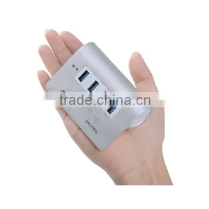 4 Ports Aluminum USB3.0 HUB for MacBook thumbnail-1