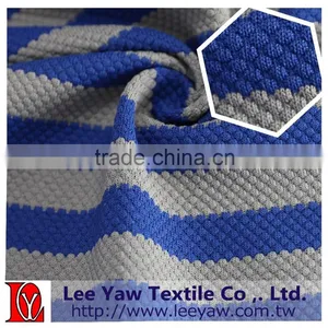 Polyester Microfiber Full Dull Spandex Yarn Dyed Combhoney Stripe Fabric thumbnail-4
