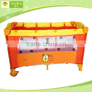 Play Pen Baby Furniture, Three Sides Mesh Baby Play Pen, Safe Baby Play Yard thumbnail-5