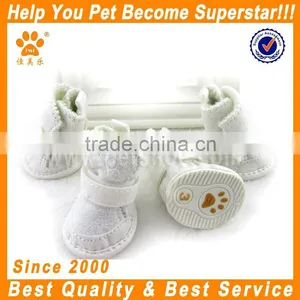 2014 New Arrival Top Quality Cute and Comfortable Snow Leather Dog Shoes thumbnail-1