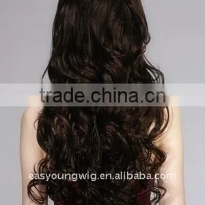 Wholesale Fake Hair 3/4 Wigs, Curly Synthetic Hair Styles Half Wigs Hairpieces thumbnail-3