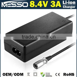 8.4V 3A Li-ion Battery Charger 100-240V 50-60Hz Charger 8.4V 3A Lithium Battery Charger thumbnail-1
