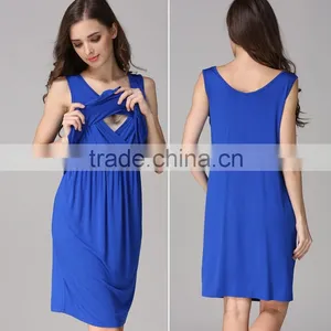 High Quality Ankara Maternity Dress Manufacturers Cotton thumbnail-3