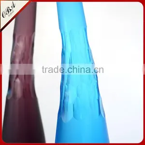 OUBOAO Handmade High Quality 68cm Tall Color Glass Vase For Desktop Decoration Flower Vase thumbnail-4
