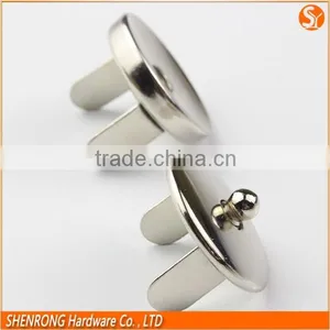 Custom Bag Lock Metal Button for Bags and Handbags Iron Material thumbnail-3