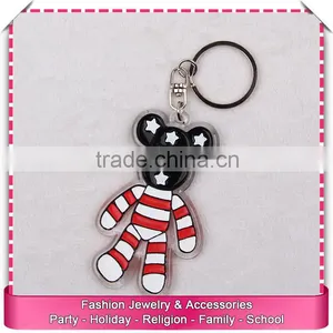 Make Acrylic Bear Keychains, Low Price Printed Acrylic Keychain thumbnail-4