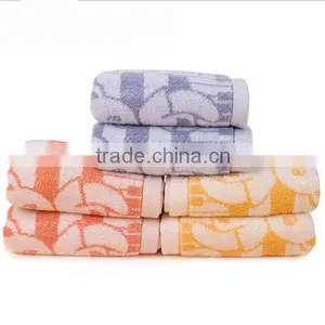 Stripe Character Pattern Jacquard Towel thumbnail-2
