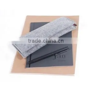 Felt Double Round Pencil Pouch for Boys for 2014 New Design thumbnail-1