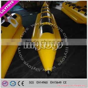 For 8 Persons 0.9mm PVC Material Inflatable Banana Boat thumbnail-2