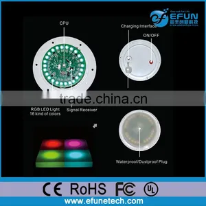 16 Colors Battery Rechargeable Led Portable Dance Floor,led Lighted Floor Tiles thumbnail-1