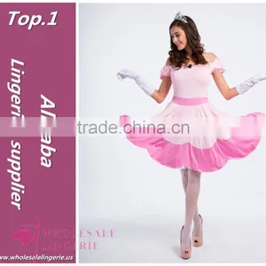 Brazilian Carnival Princess Dress Costume Cosplay With Crown for Halloween thumbnail-1