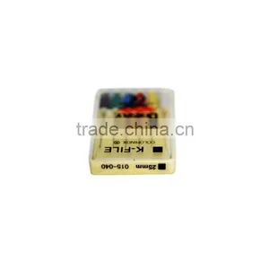 2016 Hot Sale Denshine Brand New 10 Pack NITI Flexible Hand Use Dental Root Canal K-Files #015-040 25mm thumbnail-4