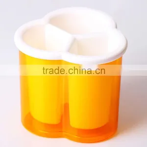 Round Chopsticks Cage Layered Double Drip Drain Chopstick Helper Three Grid Desktop Chopstick Tube thumbnail-2