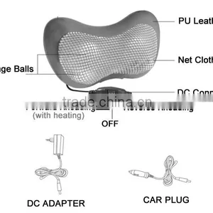 XT-858-3B DC12V. Home and Car Neck and Back Massage Pillow thumbnail-5