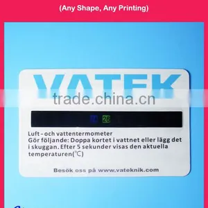 Color Changing Room Card Thermometer With Customized Shape and Printing thumbnail-1