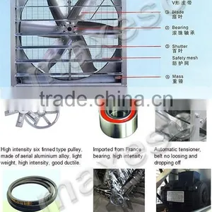 Industrial Wall Mounted Roof Portable Hot Air Exhaust Fan thumbnail-4
