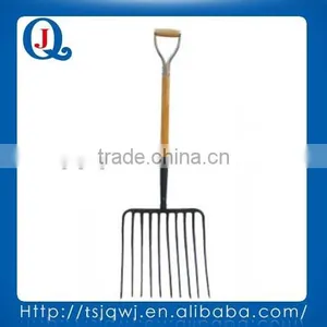Farming and Gardening Digging Fork Tools With Wooden Handle thumbnail-1