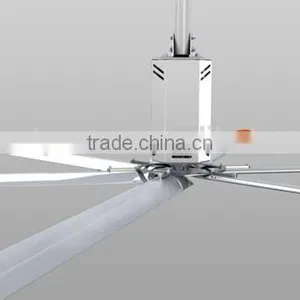 3.1m HVLS Large Industrial Ceiling Fan Blade Material in Health Clubs thumbnail-1