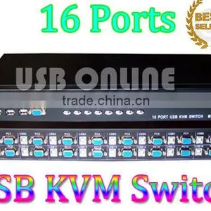 USB KVM Switch 16 Port 16 to 1 thumbnail-1