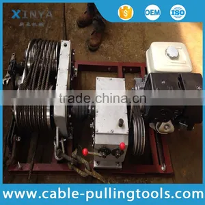 Double Capstan 5T Cable Pulling Winch With Gasoline Engine thumbnail-4