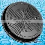 Water Meter Manhole Cover SMC Clear Open Dia:630mm Composite Manhole Cover C250 D400 thumbnail-1