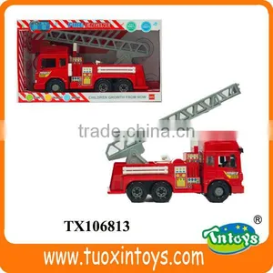 Toy Fire Truck, Blue Fire Truck Toy, Pallet Truck Toy thumbnail-4