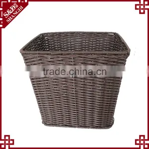 Wholesales Chinese Supplier PE Rattan Plastic Laundry Basket for Dirty Clothes thumbnail-6
