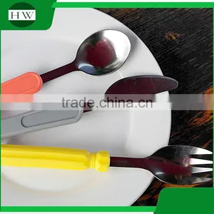 Mini Creative Screwdriver Wrench Stainless Steel Silicone Knife Fork Spoon Ladle Scoop Dishware Dinnerware Tableware Set thumbnail-5