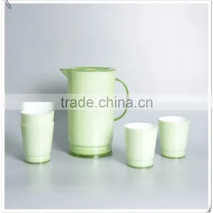 Competitive Price Collapsible 2.1L Plastic Water Jug With 4 Cups for Sale thumbnail-1