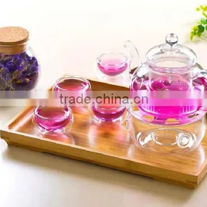 Newest Glass Teapot With Mug Antique Glass Teapot With Plunger thumbnail-4