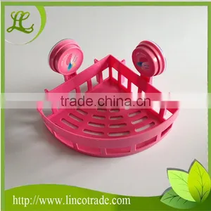 Plastic ABS Suction Cup Triangular Storage Shelf thumbnail-1