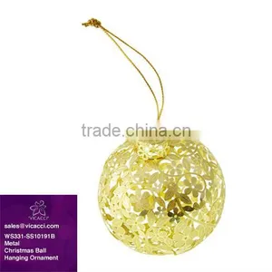 Metal Christmas Ball Hanging Ornament WS331-SS10191B thumbnail-1