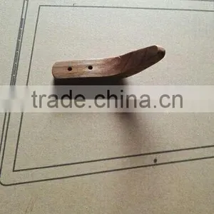 High Quality Walnut Wooden Hook for Clothes or Handbag thumbnail-3