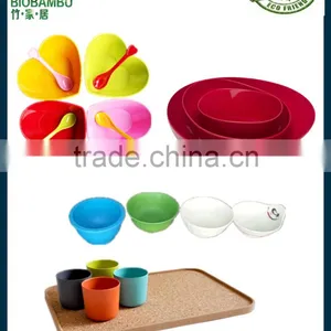 Welcome Hot Design Environmental Bamboo Fiber Dinnerware Sets thumbnail-1