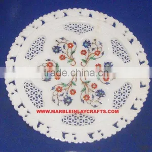 Decorative Marble Carved Plate thumbnail-1