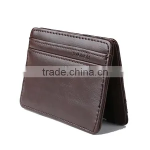 Magic Wallet PU Leather Money Clip With RFID-blocking in Various Designs thumbnail-3