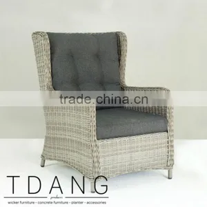 Trieste Wicker Sofa Lounge Chair - Conversation Wicker Furniture Set thumbnail-1