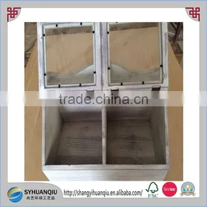 Solid Wooden Candy Display Storage Box With Transparent Lid thumbnail-4