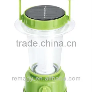 Outdoor Portable Green 6V/80mA Solar Panel Led Camping Lantern Light thumbnail-1