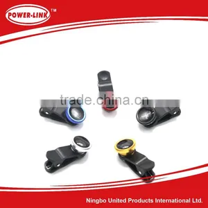 3 in 1 Universal Mobile Phone Camera Lens ,Fish Eye Lens/Macro Lens/Wide Angel Lens,cell Phone Camera Lens thumbnail-2
