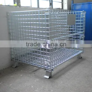 Warehouse Folding Steel Storage Cage/roller Container thumbnail-6
