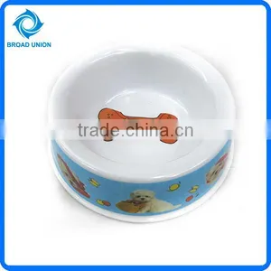 Round Shape Plastic Dog Food Bowl thumbnail-1