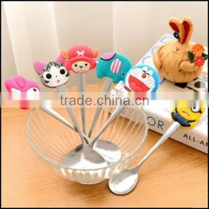 2015 Hot Sell Cartoon Food Grade Plastic Stainless Steel Spoons Supplier in China,food Grade Plastic Stainless Steel Spoons thumbnail-1